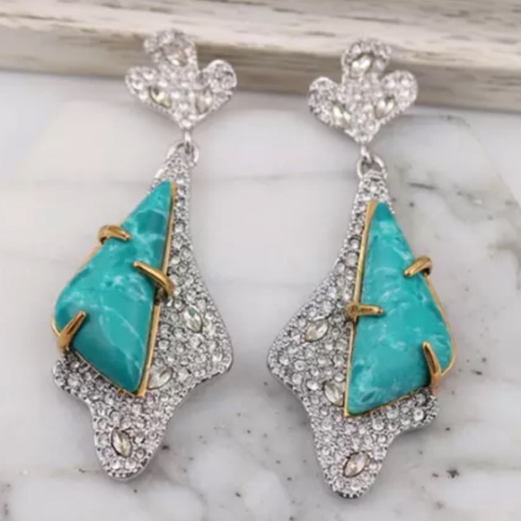 ALEXIS BITTAR • Roxbury Crystal Encrusted Earrings - Picture 4 of 5